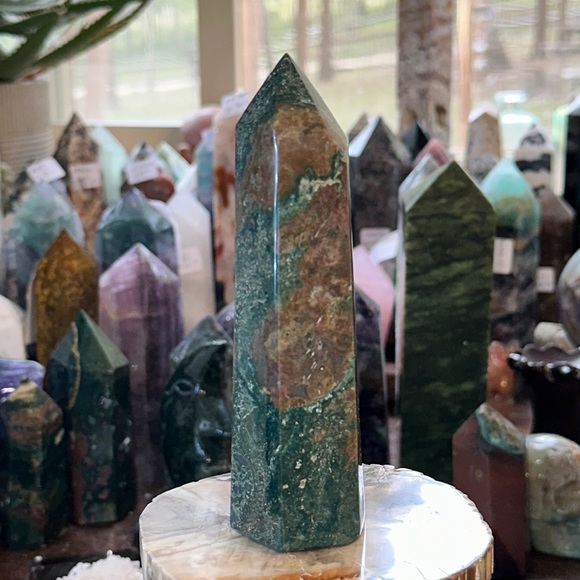 🔥SALE🔥 Ocean Jasper Crystal Tower! - Picture 1 of 5